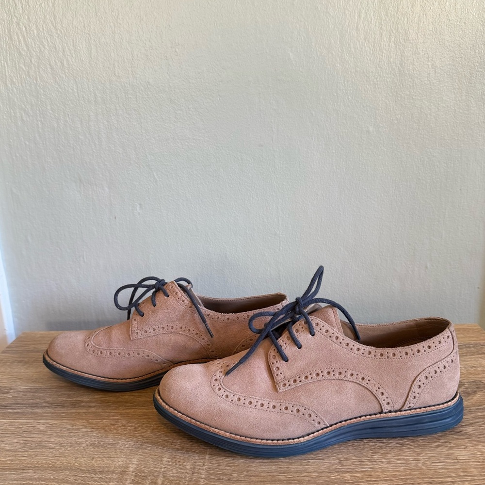 Cole Haan Women’s Lunagrand Wing Tip Shoes - 8.5 - Picture 3 of 7